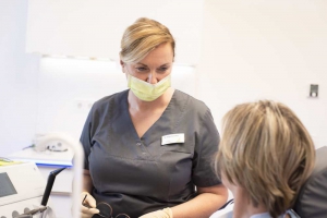 Beratung einer Patientin